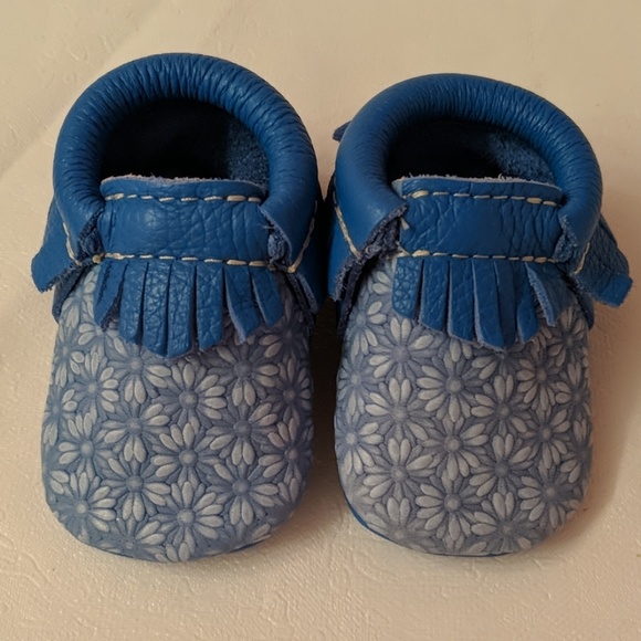 Freshly Picked Other - Freshly Picked Blue Daisy Moccasins